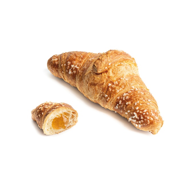 Croissant assado de damasco 4 unidades