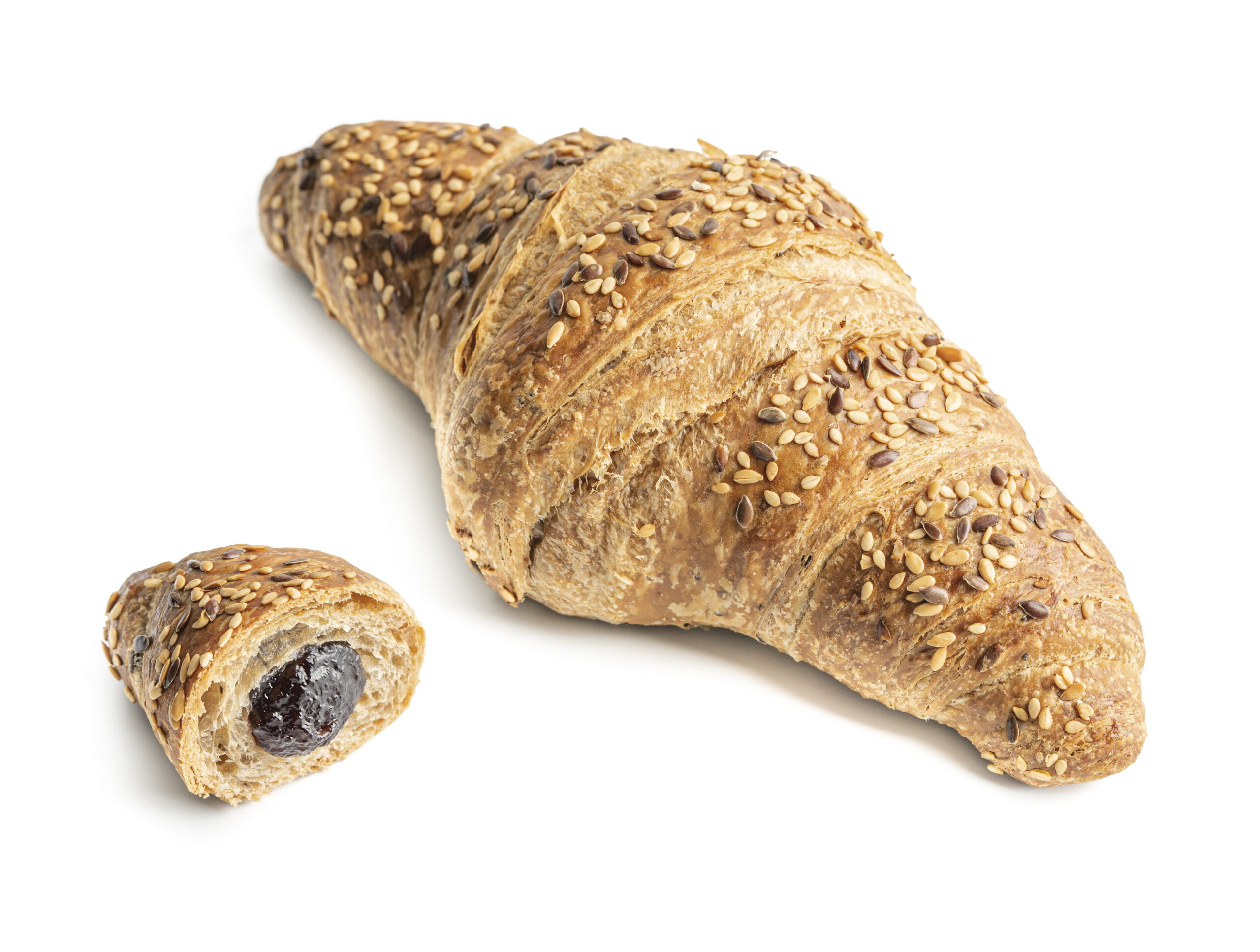 croissant dritto 5 cereali ripieno ai frutti di bosco